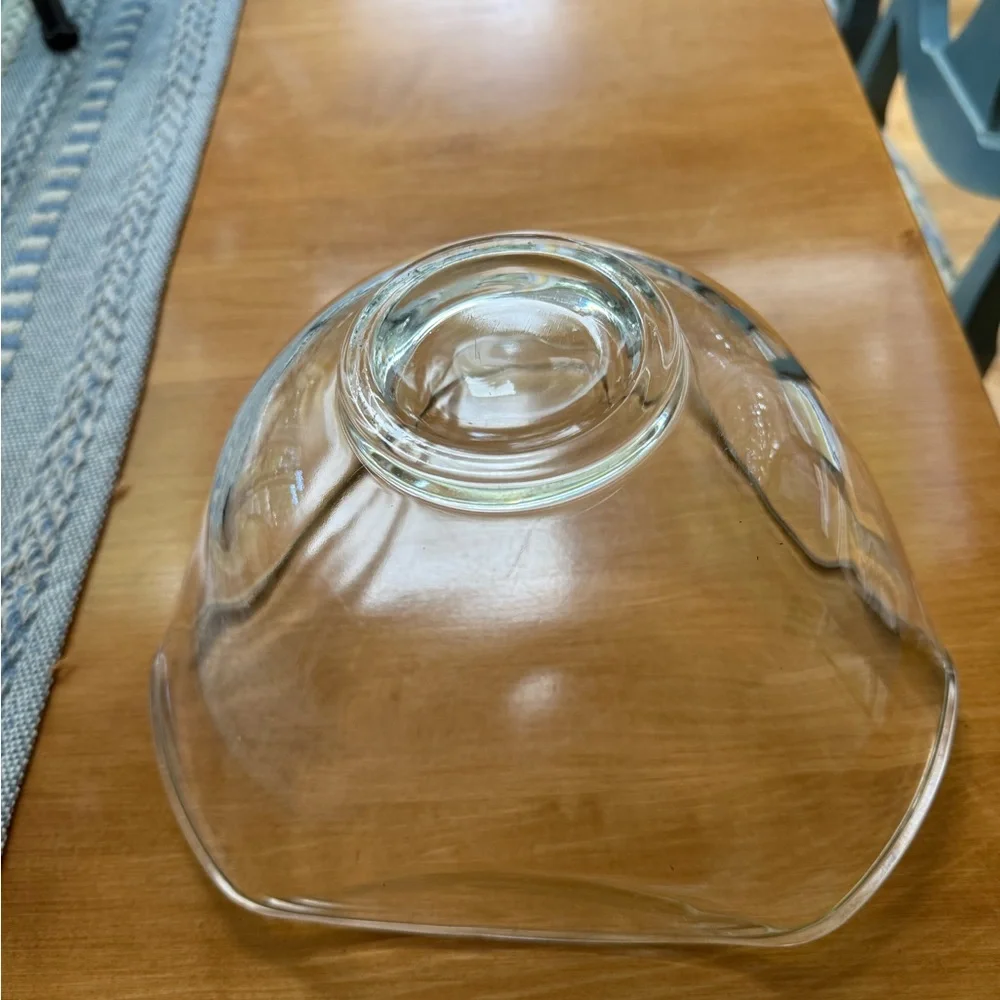 Vintage Indiana Glass Tinted Pale Green Glass Bowl